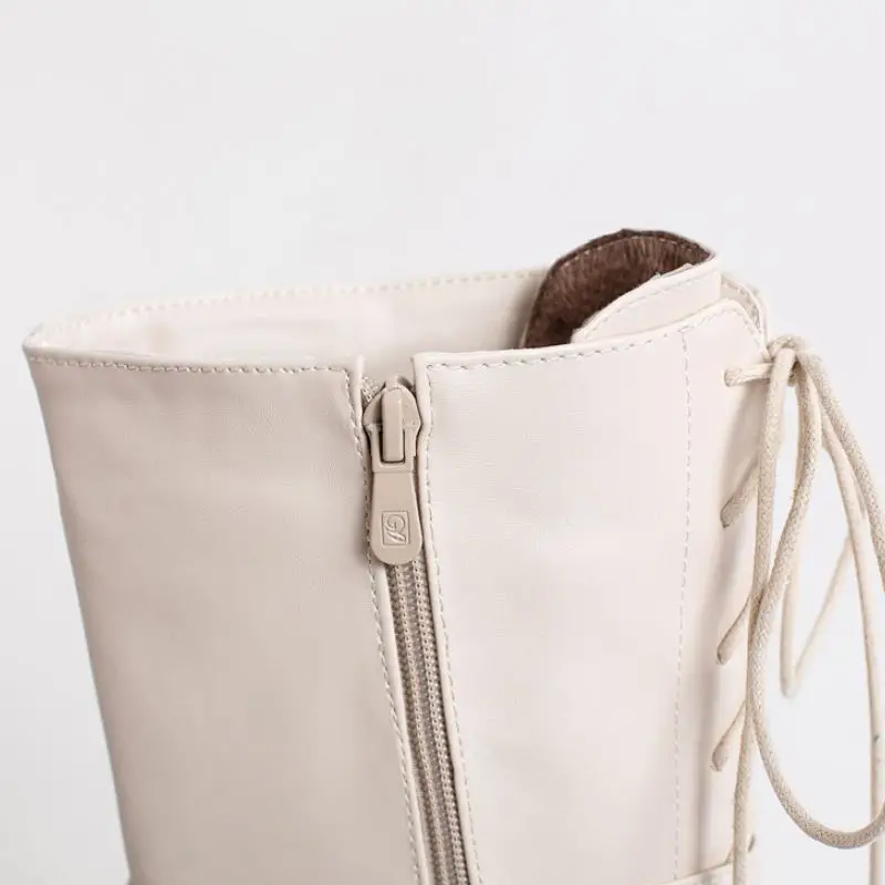 Женские повседневные сапоги на меху TAOFFEN зимние теплые размеров 33-43 с