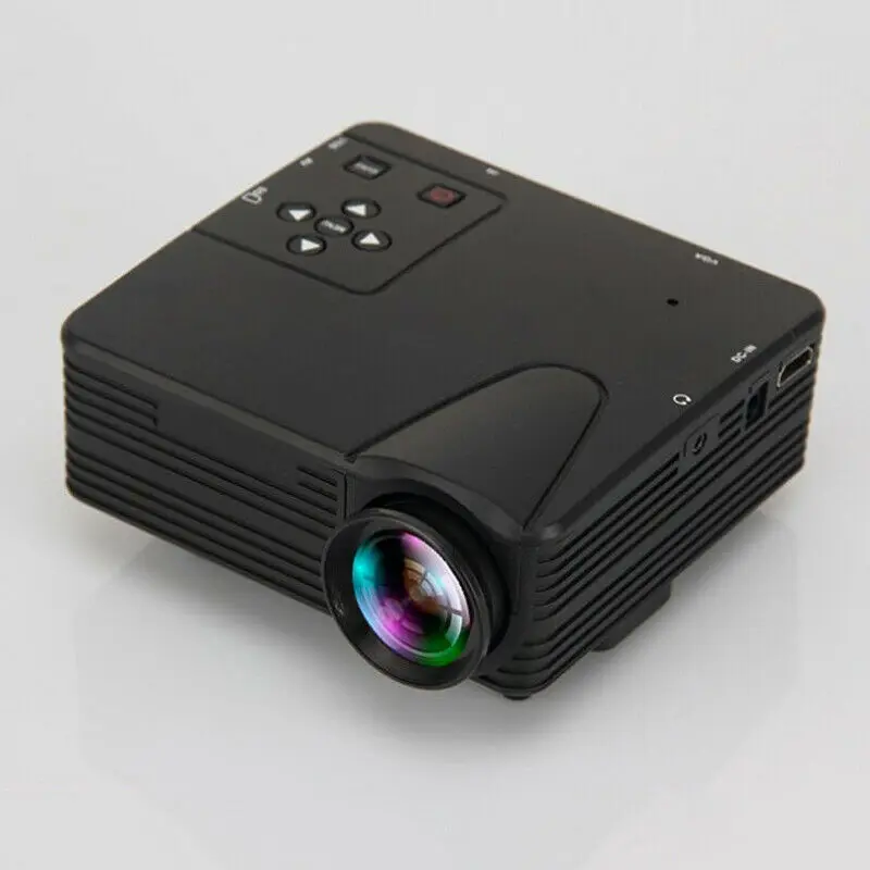 1080P портативный мини светодиодный проектор HD 4K 3D видео домашний кинотеатр