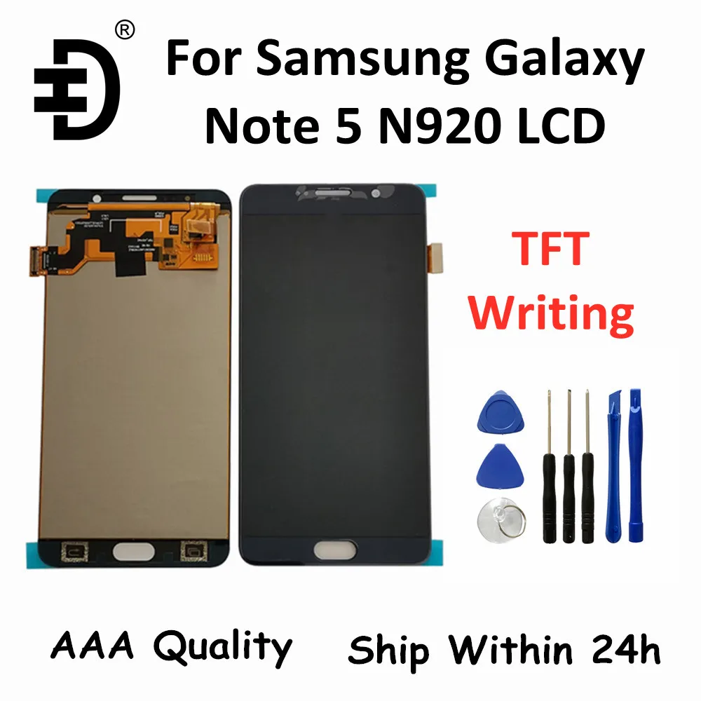 HD для Samsung Galaxy NOTE 5 N920 ЖК экран дисплей сенсорный дигитайзер сборка 7 &quotЖК SAMSUNG N920F