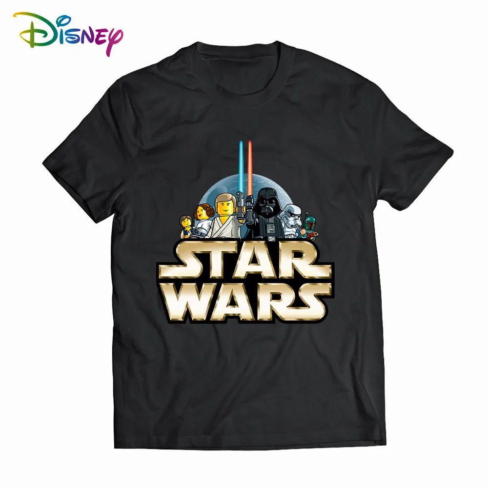

Disney Star Wars Men's Woman T-shirts cotton graphic t shirts Summer Short sleeve tee anime tshirt women's t-shirt 2021 Tops