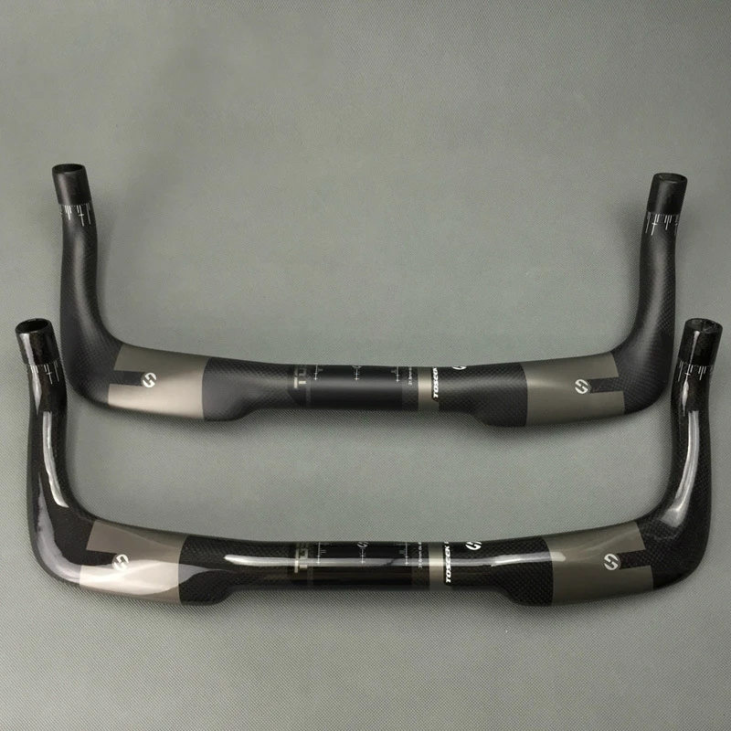 

Full 3K Matte/Glossy Carbon Fiber TT Bike Handlebars Triathlon Handlebar 31.8*400/420/440mm Bullhorn Handlebar