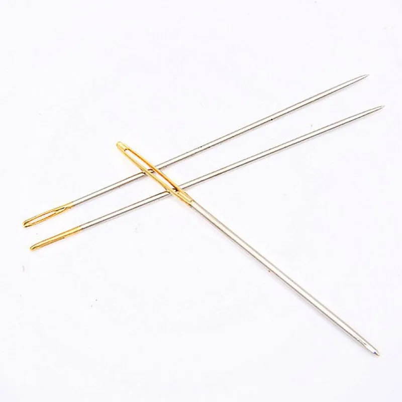 

1 Box / 30 Hand-Stitched Embroidery Needles Gold End Box Needle Embroidery Repair Process Quilting Sewing Garment Factory Tools