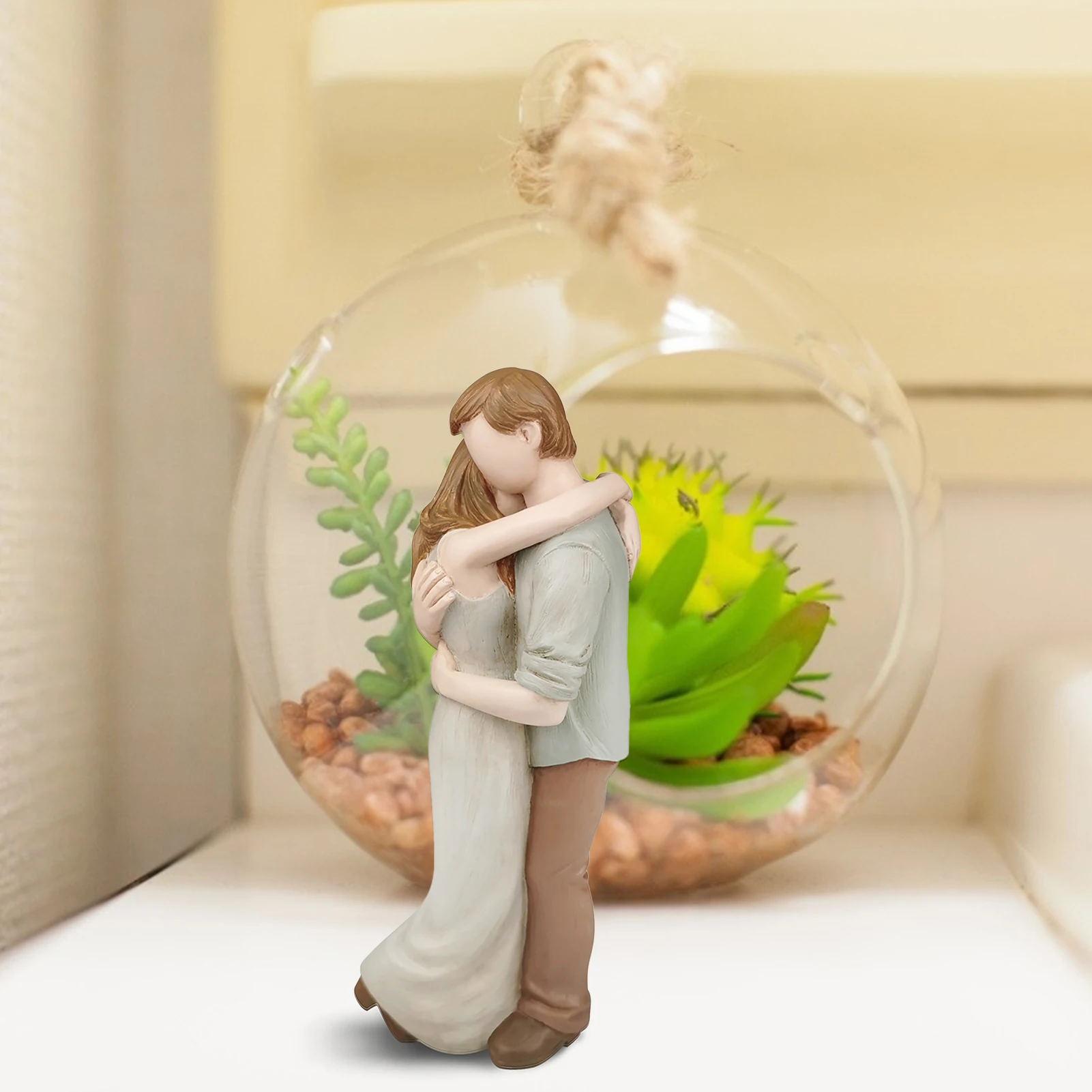 Sweety для влюбленных Парные фигурки миниатюрный ремесло Семья Изделия из смолы