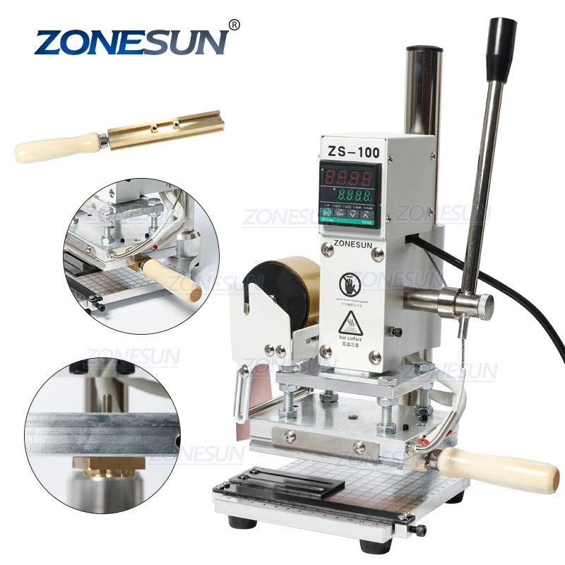 

ZS100 Hot Stamping Machine Hologram Manual Hot Stamping Machine