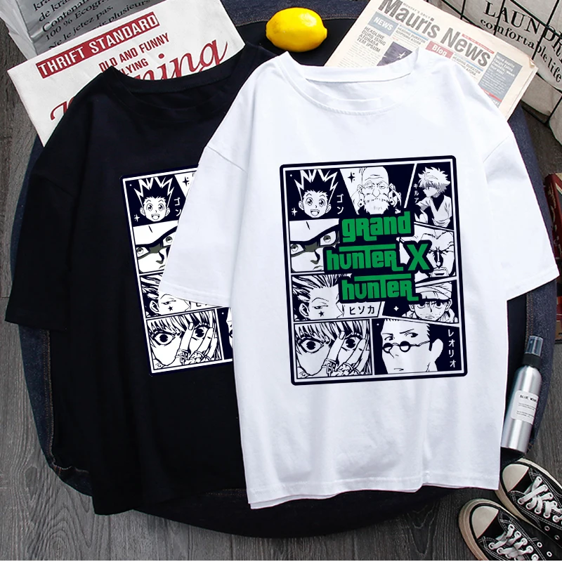 

Japanese Anime Hunter X Hunter 90s T Shirt Men Funny Cartoon Graphic T-shirt Summer Casual Hisoka Tshirt Hip Hop Top Tees Male