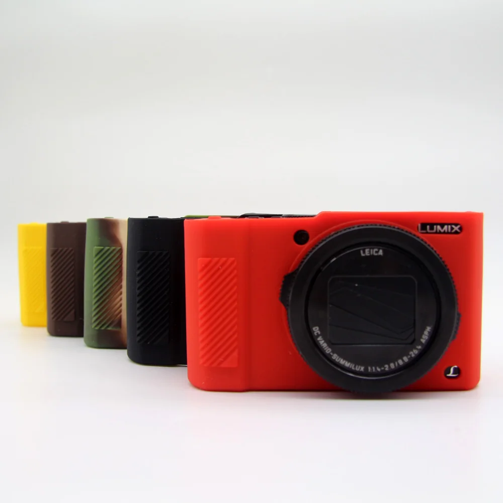 Мягкий силиконовый чехол для камеры защитный корпуса Panasonic LX10 Lumix L X10 с резиновой