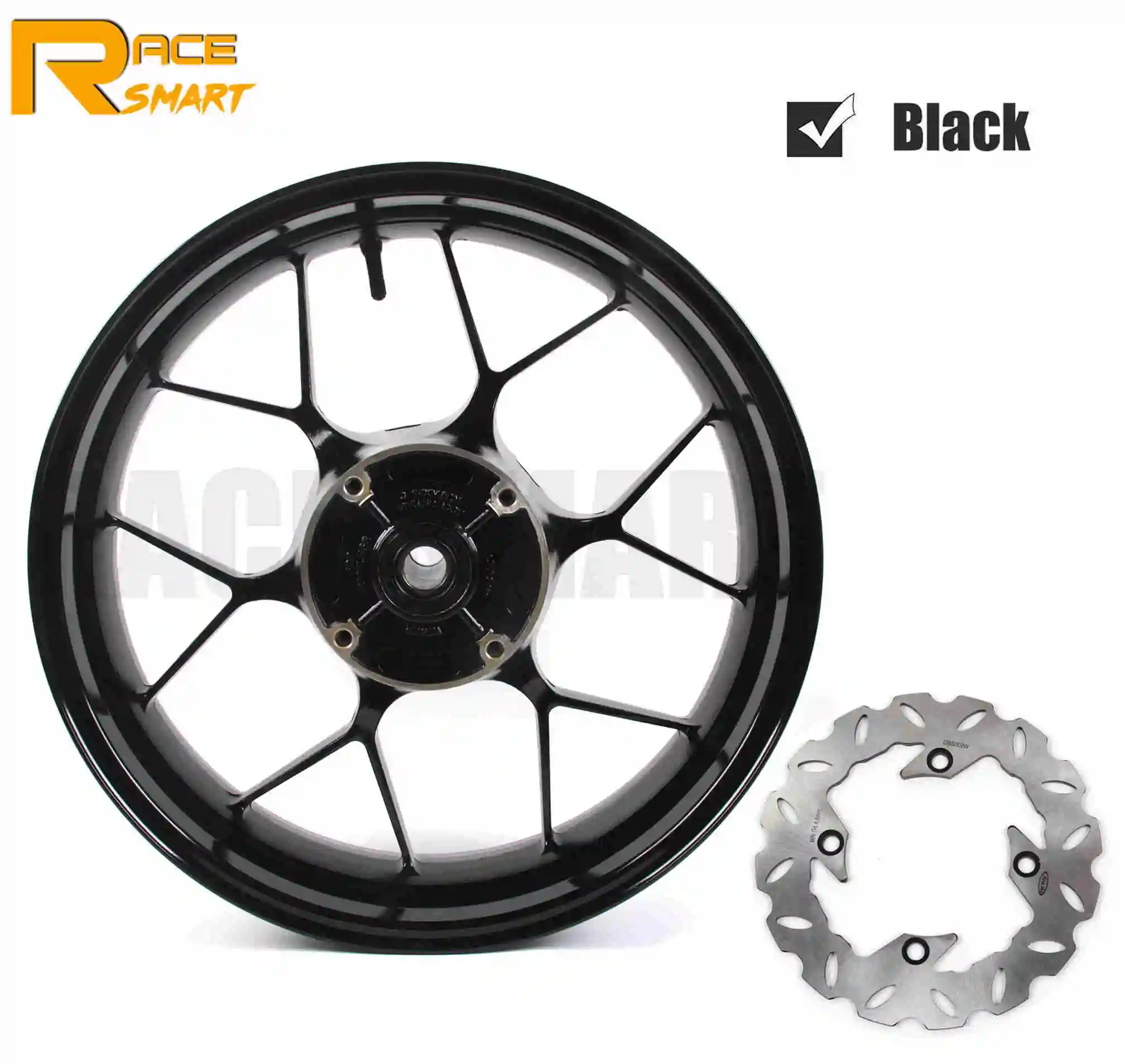 Black wheel rim Для Honda CBR600RR 2007- обода колеса мотоцикла обода заднего колеса диски мотоциклов диски CBR 600RR 2013 - Цвет: Black wheel rim