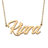 kiara custom name necklace customized pendant choker personalized jewelry gift for women girls friend christmas present