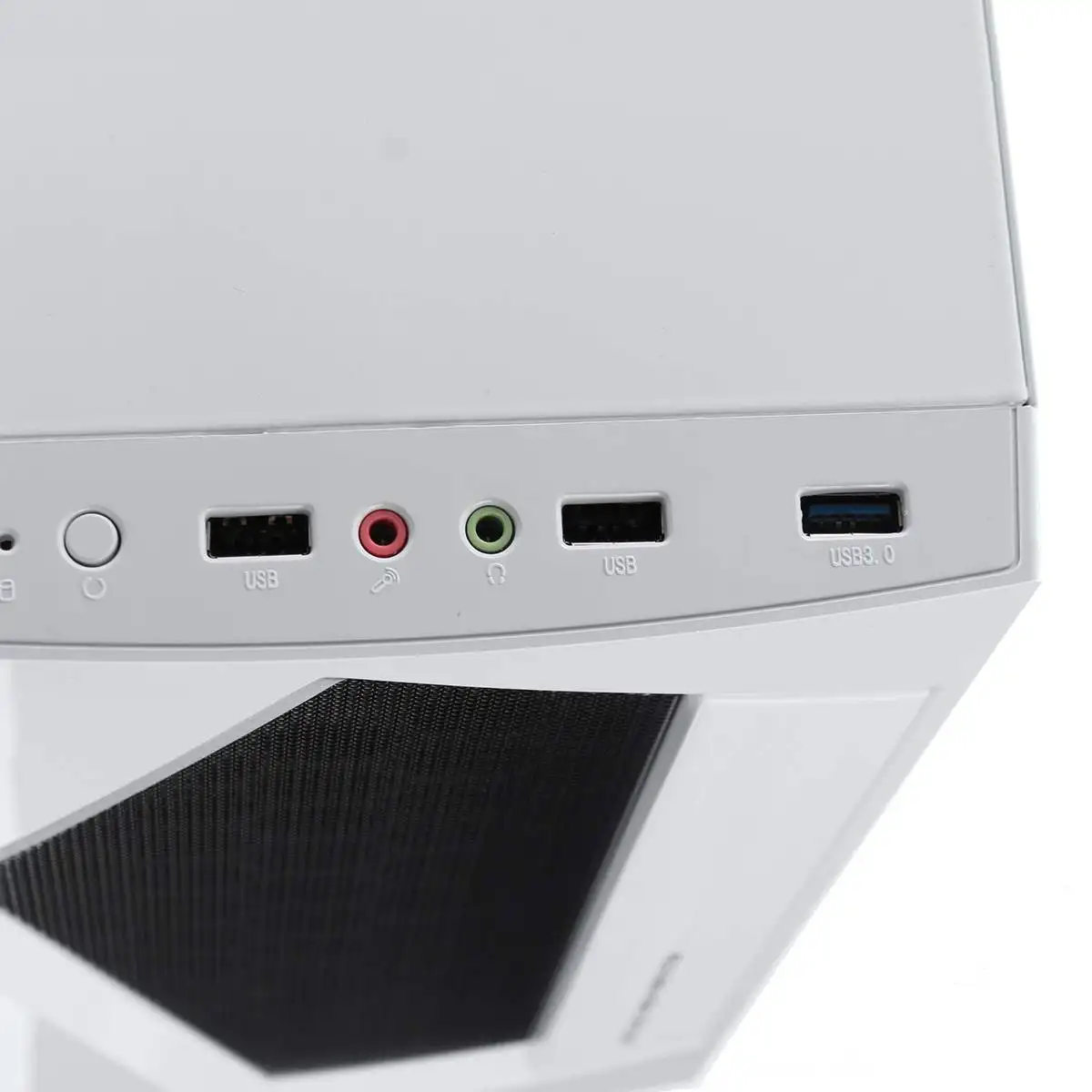 V3 ATX компьютерный игровой компьютерный блок 8 портов вентилятора USB 3,0 для M-ATX/материнская плата Mini ITX черный/белый 370x185x380 мм - Цвет: Белый