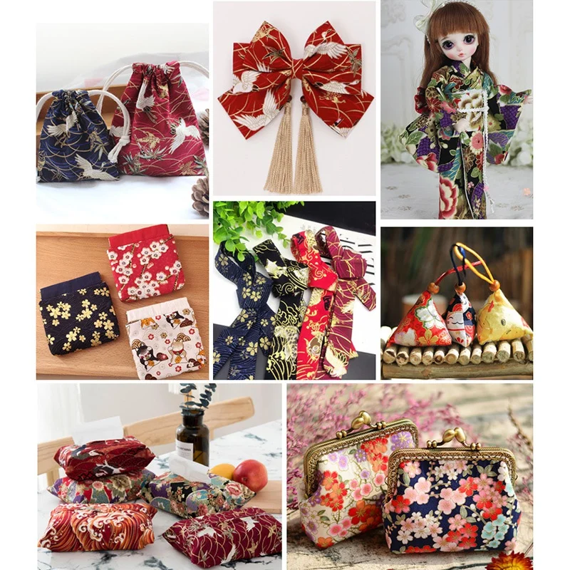 

5Pcs Multicolor Colors Crafts Sewing Cotton Floral Fabric Sewing Fabric Cloth 20x25cm Bag Clothes