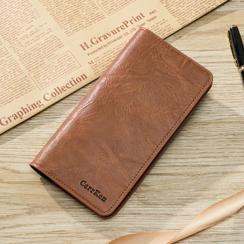 Новый мужской кошелек короткий Молодежный Ретро стиль мягкая кожа