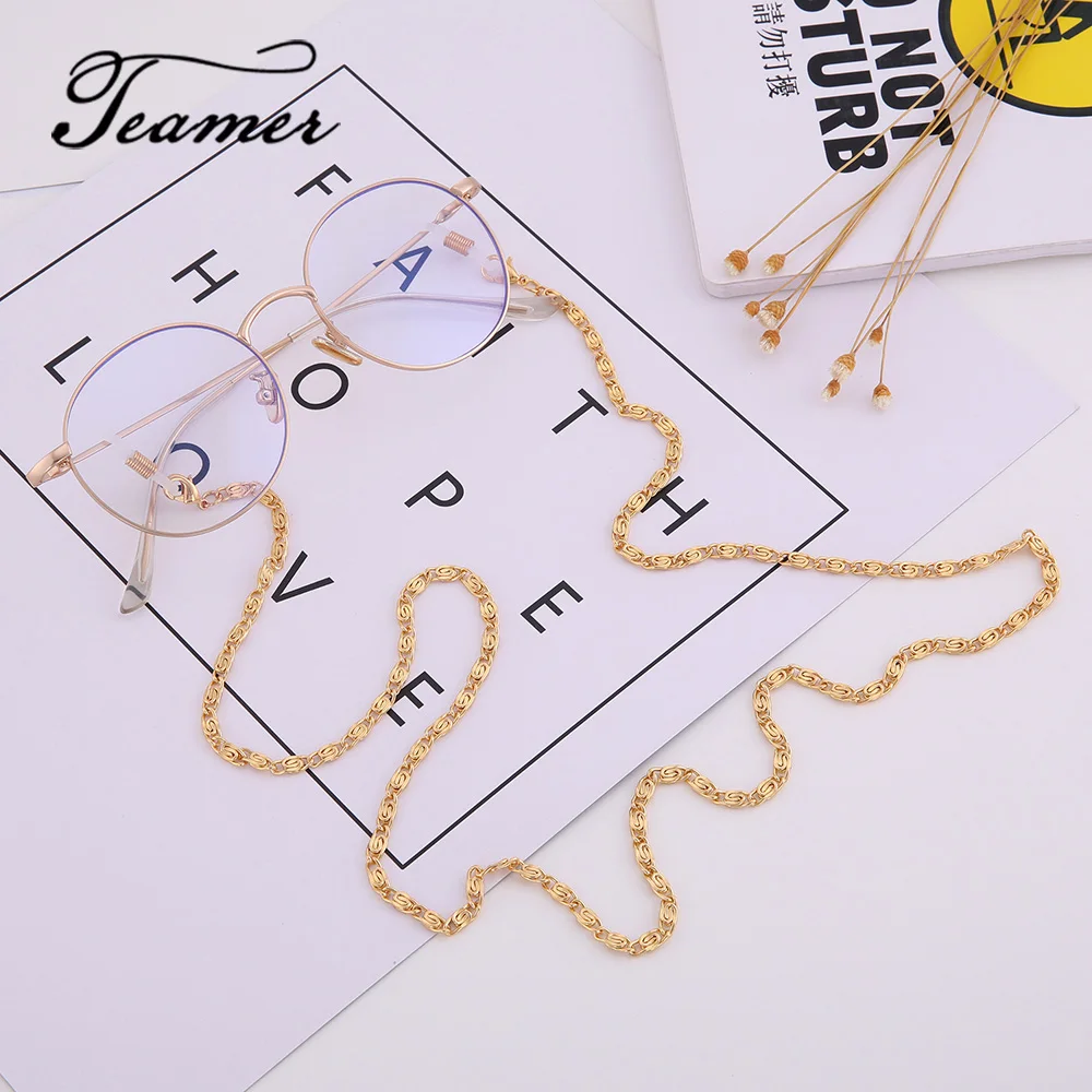 

Ожерелье для солнцезащитных очков с металлической цепочкой, 79 см