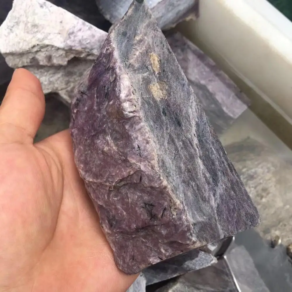 Натуральное сырье Charoite камень кварц кристалл необработанный лечебные