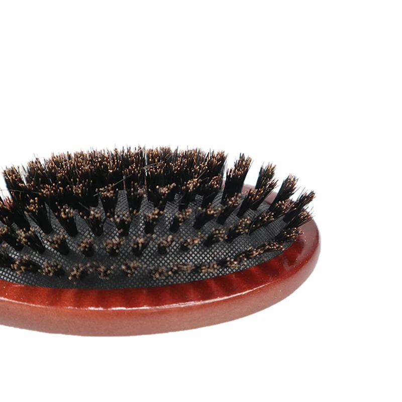 Деревянная Массажная расческа натуральная кабана щетина Антистатические волосы