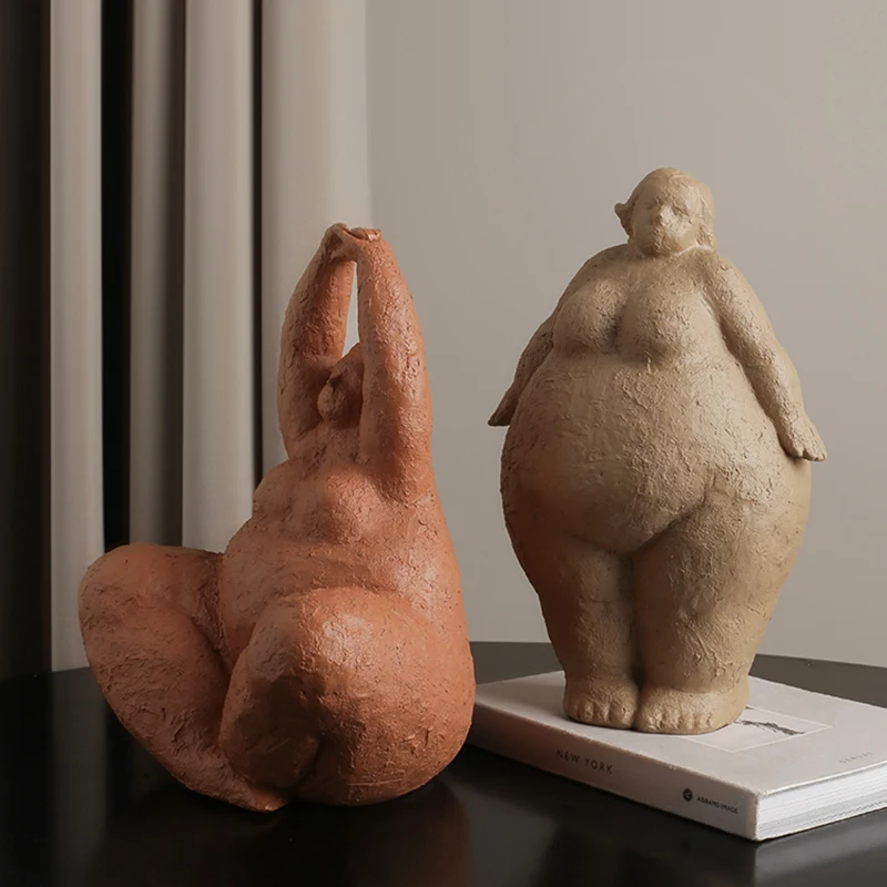 

Креативная скульптура женщины, статуя из смолы, модель персонажа, Современный домашний декор, украшение для гостиной, стола, абстрактное ис...