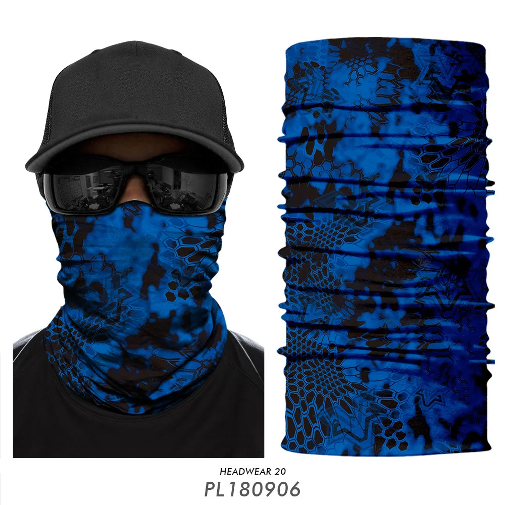 

Motorcycle Face Mask Tube Buff Bandana Scarf Neck Warmer Ski Balaclava Sport Headband Half Masks Camo Army Military Bicycle Hood