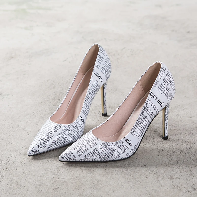 Женские туфли с заостренным носком на высоком каблуке размеры от 30 до 44|Женские