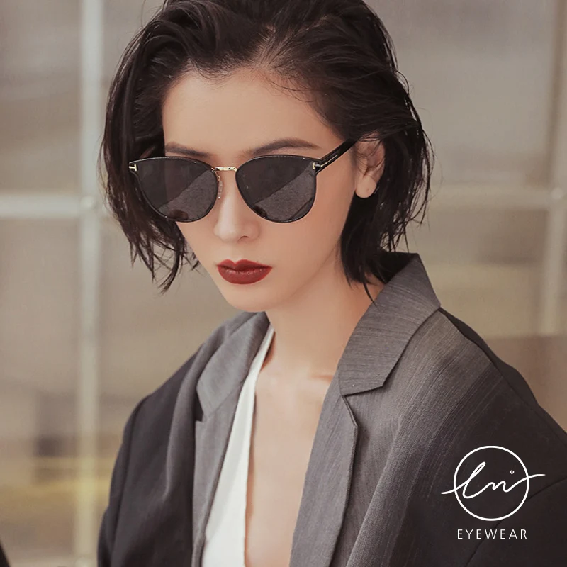 Мужские и женские солнцезащитные очки LM брендовые дизайнерские круглые