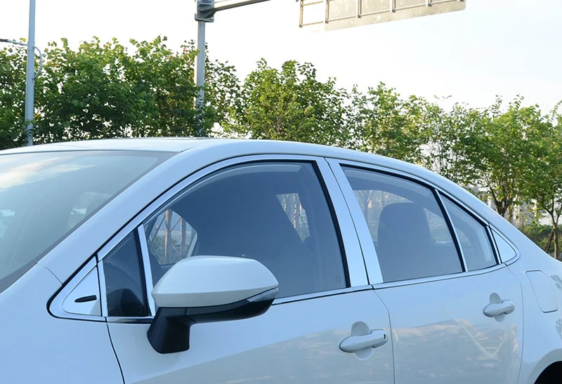 Для Toyota Corolla E210 SEDAN 2018-2021 наклейка из нержавеющей стали на боковые двери полную