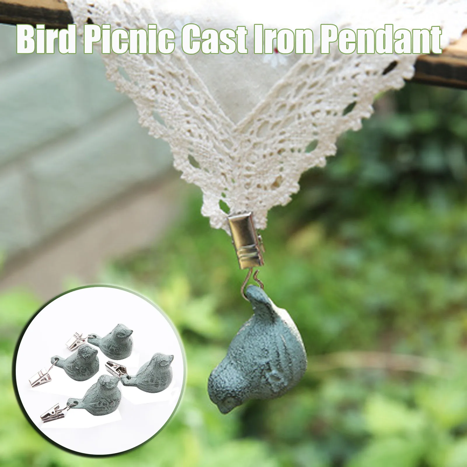 Утяжеленная подвеска в виде птицы 4 шт. обеденная скатерть ветрозащитная с