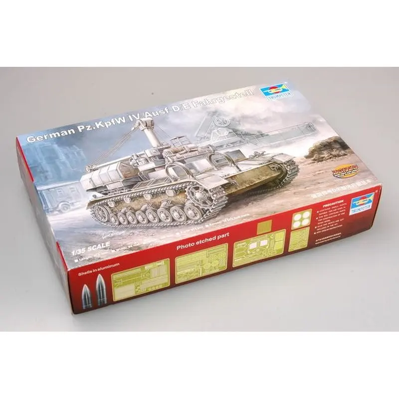 Trumpeter 00362 1/35 немецкий Pz.Kpfw IV Ausf D/E Fahrgestell масштабная модель в комплекте|Наборы для