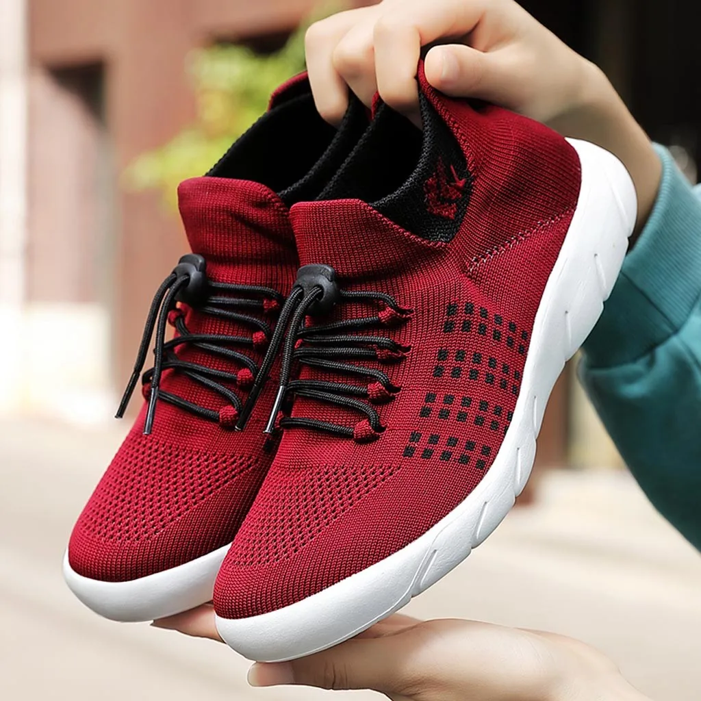 

Fashion ladies mesh casual shoes soft and breathable student work sports shoes women casual flying woven shoes 2020