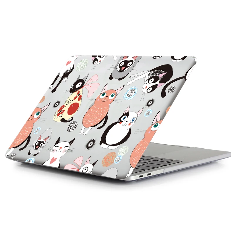 MTT милый мультяшный чехол для Macbook Air 11 13 Pro 13 15 Touch Bar Crystal Cover для mac book 12 дюймов retina 13,3 сумка для ноутбука