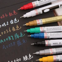 1 pcs metallic marker 8 colors to choose 0 7mm extra fine point paint marker non toxic permanent marker pen diy art marker