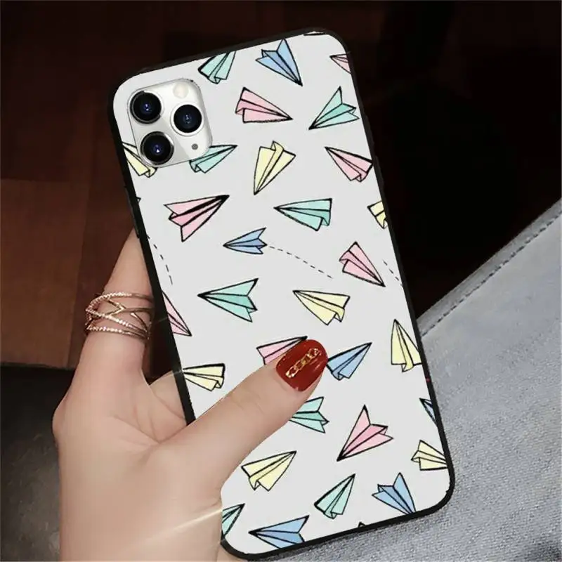 

Aircraft Airplane fly travel cloud Phone Case for iPhone 11 12 pro XS MAX 8 7 6 6S Plus X 5S SE 2020 XR