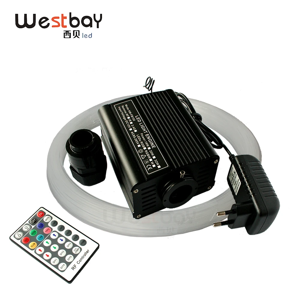 Westbay 16 Вт RGBW светодиодный волоконно оптический свет 1 0 мм 3 м 200 шт Набор для DIY