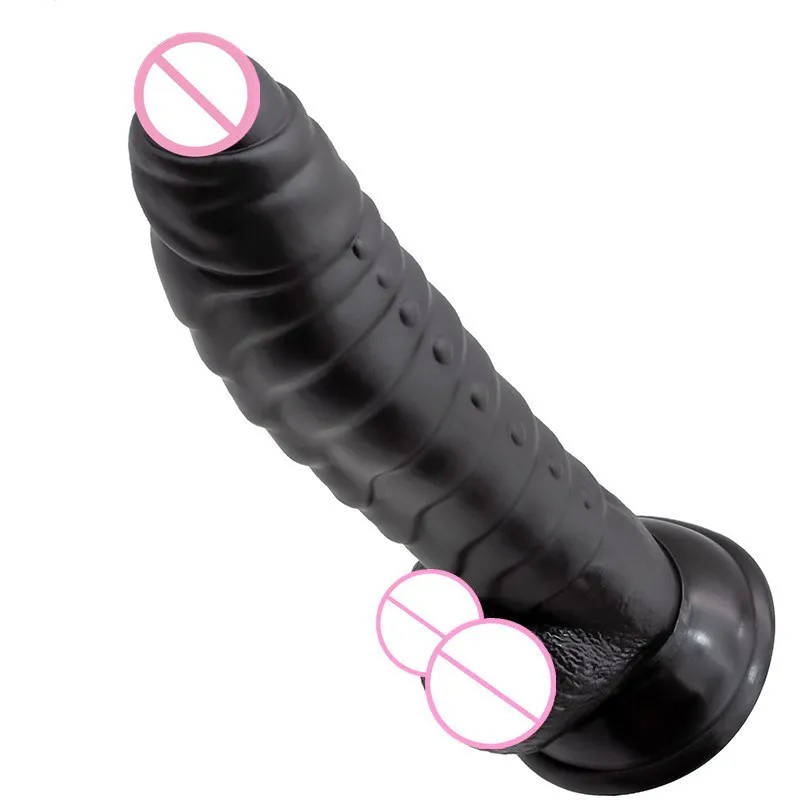 

2021 New Products Women's Scale PVC Imitation Penis Masturbation Device Foreskin Dildo Sex Tools for Couples Sex Position