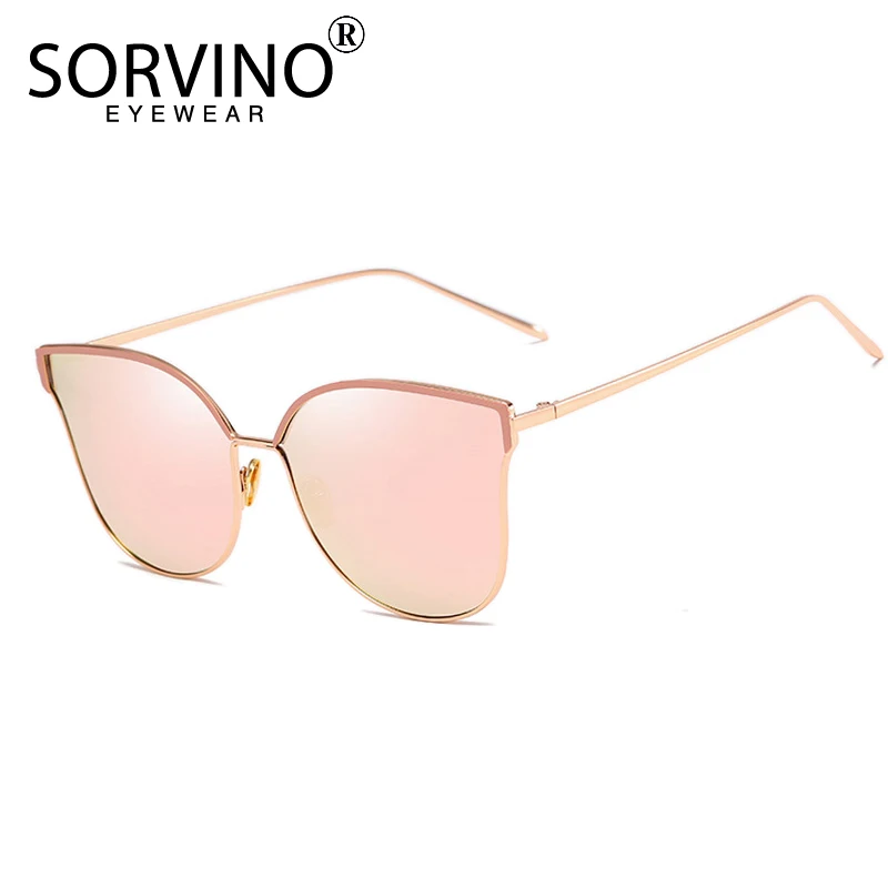 SORVINO Винтажные Солнцезащитные очки кошачий глаз для женщин 2020 Роскошные