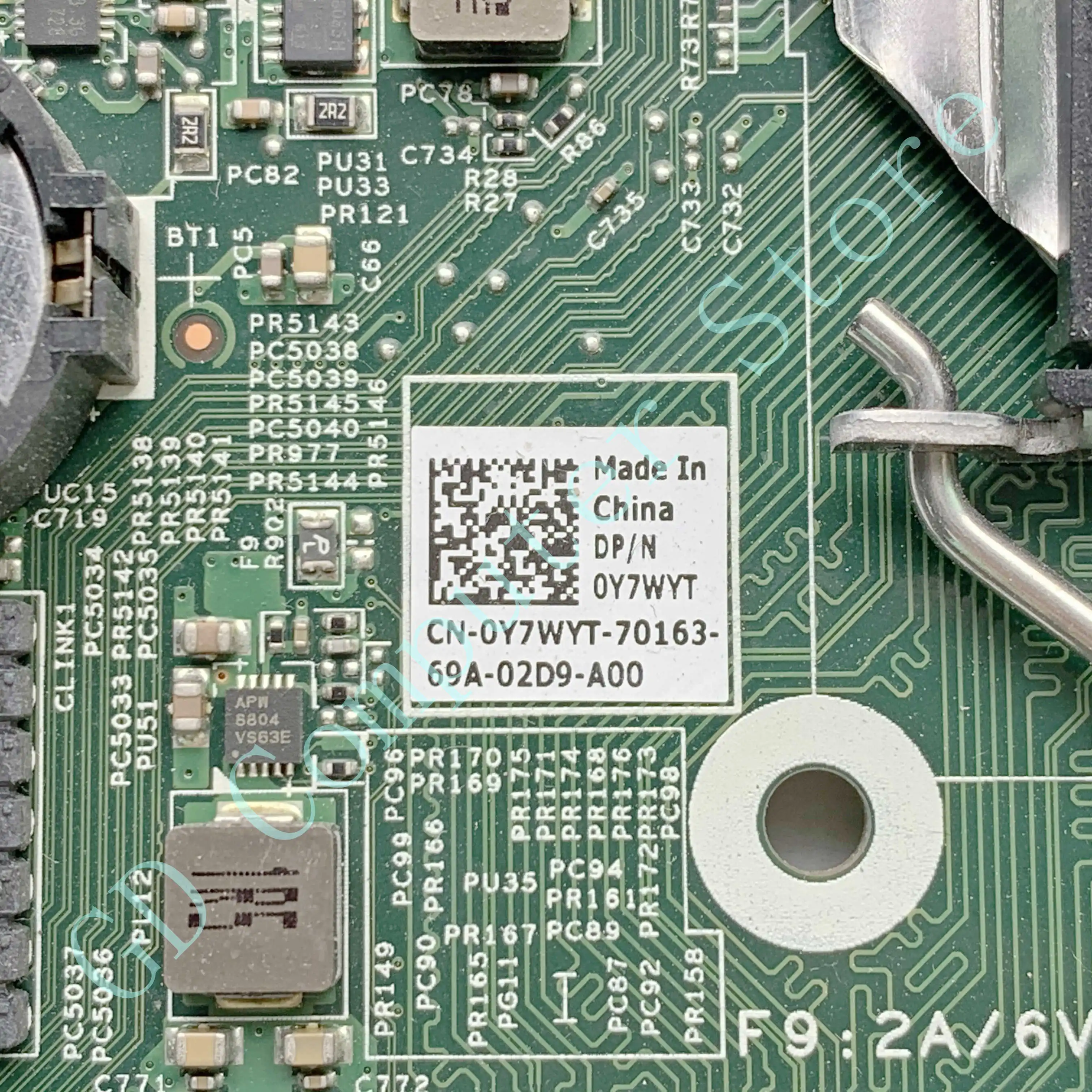 GD Оригинал для DELL OptiPlex 7040 MT настольная материнская плата 0Y7WYT Y7WYT разъем 1151 LGA DDR4 MB