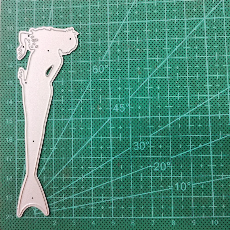 Новинка 2021 металлические Вырубные штампы форма для женщин украшение русалки