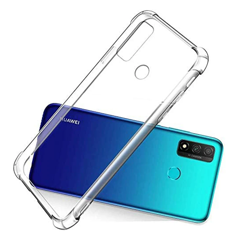 case for p smart 2021 soft clear anti-shock phone cover p smart 2021 glass  psmart 2019 cases p smart 2020 huawei-p-smart-2021