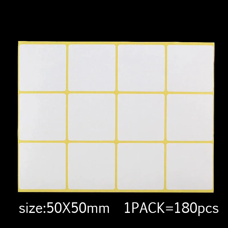 

180 шт. самоклеющиеся белые наклейки для этикеток крафт классификация липкий номер имени пустые заметки записываемые этикетки бирки оптовая продажа