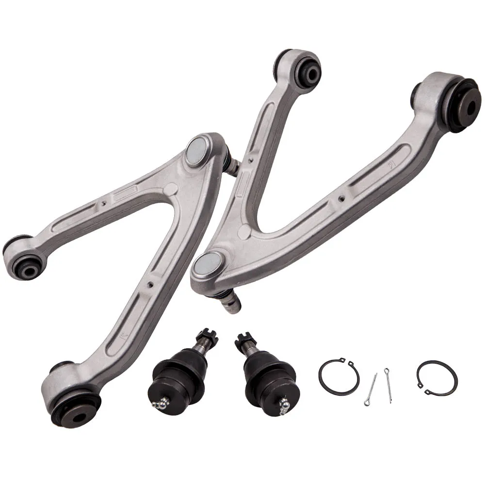 

For Hummer H3 H3T Control Arm Ball Joint Front Upper Lower LH RH Set of 4