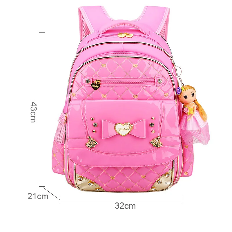 Backpacks Orthopedic 3D Cartoon Children School Bag For Girls School Backpacks Primary School Students Grade 1-6 Kids Satchels