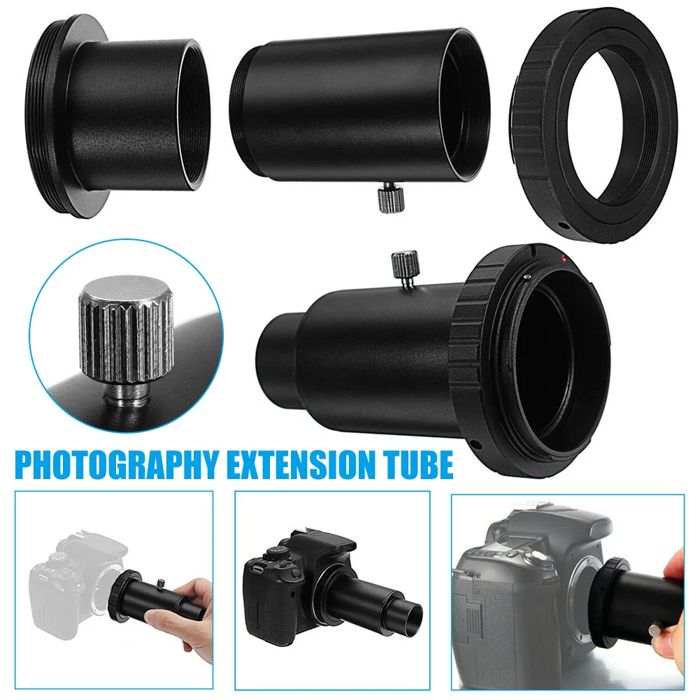 3 шт. 1 25 дюйма фиксированный адаптер для камеры удлинитель телескоп крепление