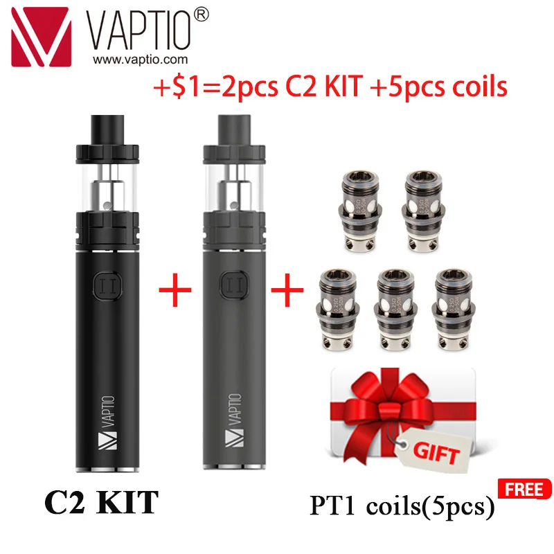 Оригинальный Vaptio C2 комплект 3000 мАч батарея mod Innokin itaste 100 Вт распылитель 4 0 мл/2 мл