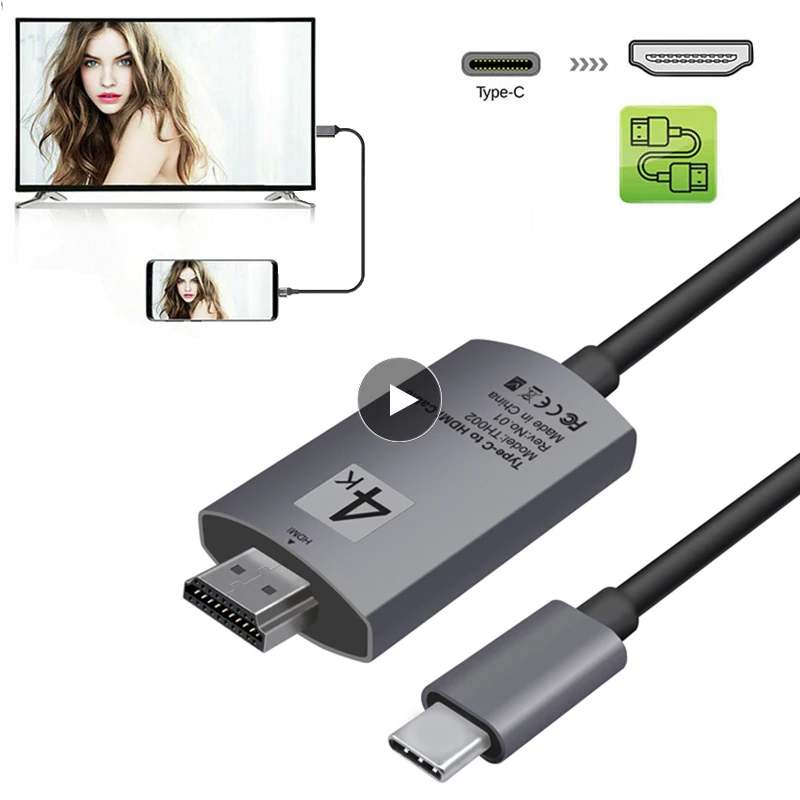 Кабель с разъемами Type C и HDMI USB 3 1 4K|Кабели HDMI| |