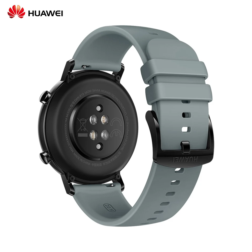 HUAWEI WATCH GT 2 Smartwatch 42 мм 46 мм 5ATM GT2 BT умные часы водонепроницаемые спортивные BT 5,1 gps сердечного ритма кровяное давление для мужчин и женщин