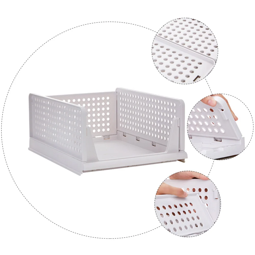

2PCS Stackable Clothes Storage Container Creative Clothes Racks Drawer