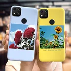 Чехол с подсолнухом для Xiaomi Redmi Note 9s 8T 8 7 6 9 Pro 9A 8A 7A 6A Mi Note 10 Pro Poco X3 Redmi 9C NFC, мягкий матовый чехол из ТПУ