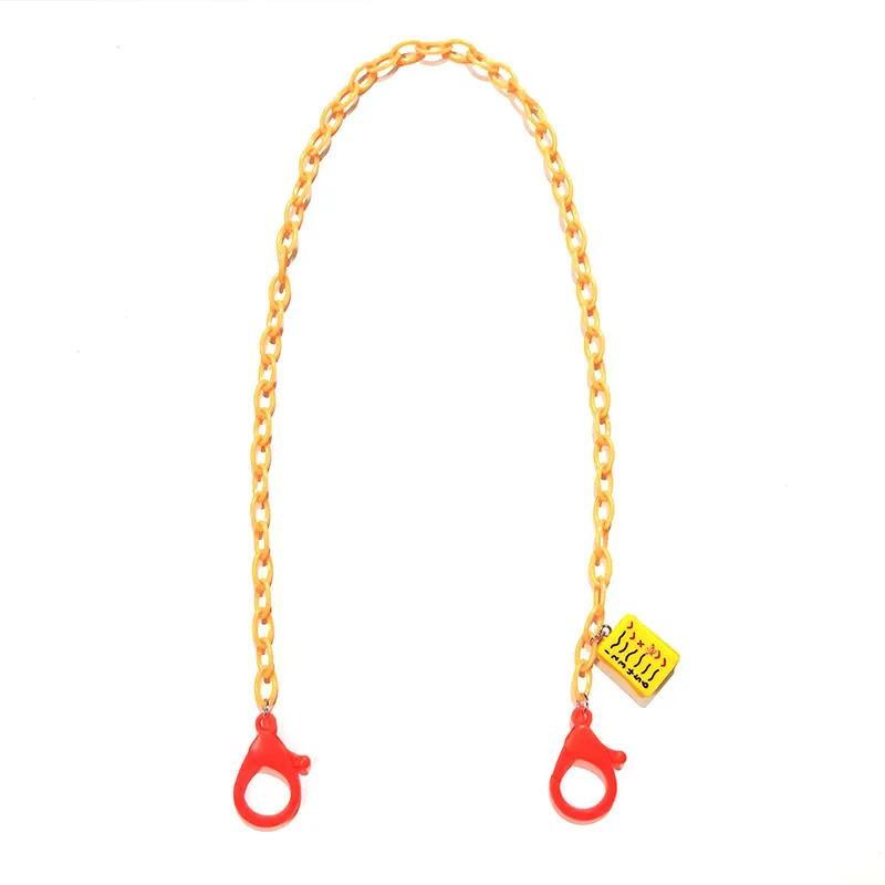 

Candy Color Acrylic Face Mask Chain For Child Pencil School Bag Pendant Neck Chain Eyewears Cord Holder Sunglasses Necklace