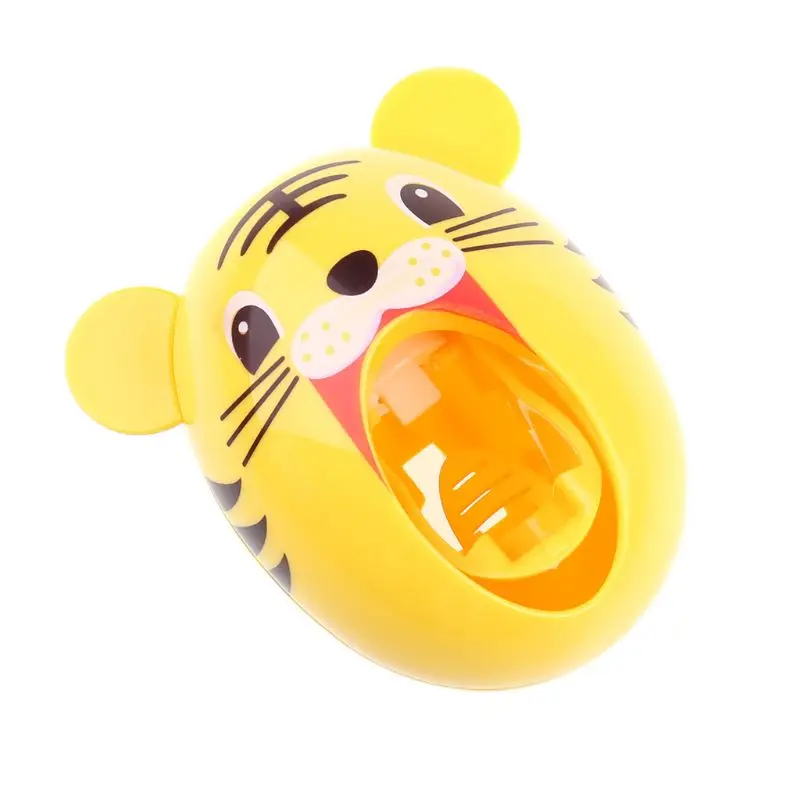 

Kids Cute Cartoon Animal Design Toothbrush Holder Automatic Toothpaste Dispense