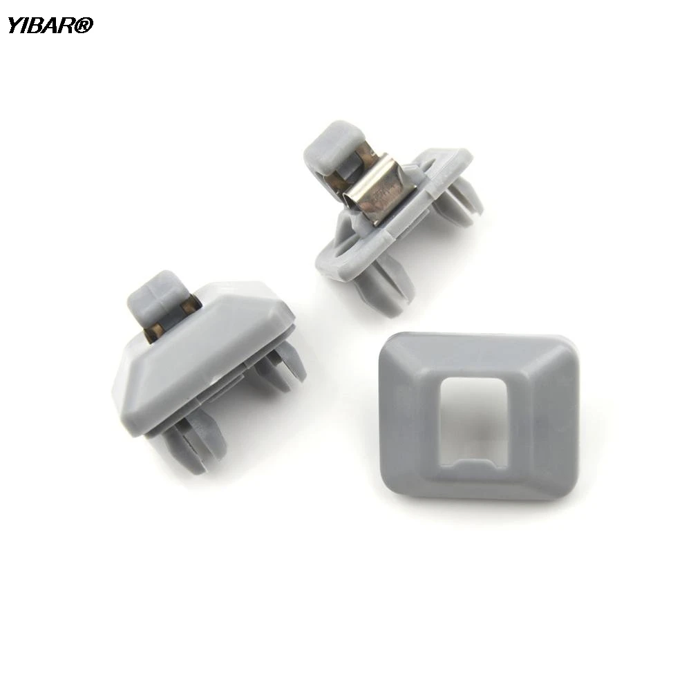 

1pcs Grey Plastic Auto Interior Sun Visor Clip Holder Hook For Audi A3 A4L A5 Q3Q5 TT