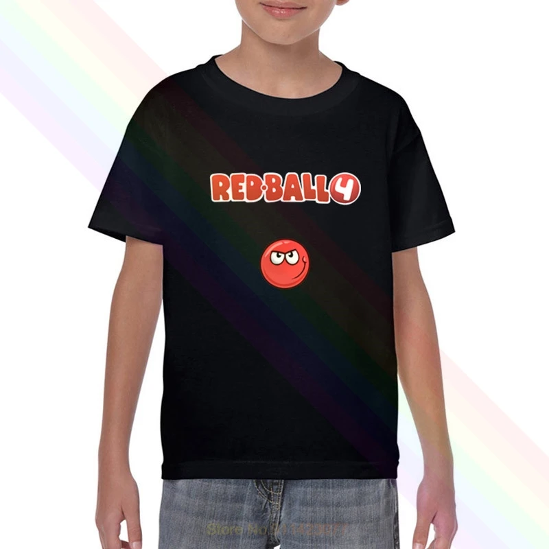 Классическая черная футболка с логотипом Red Ball 4 новинка 2020 популярные летние