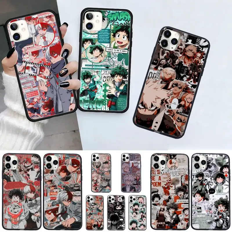 

Shoto Todoroki boku no My hero academia Phone Case For iphone 12 11 13 7 8 6 s plus x xs xr pro max mini shell