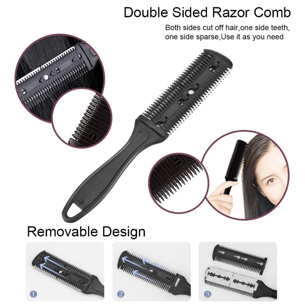 

4/10/11/12PCS Hairdressing Kits Barber Scissors Set Hair Trimmer Cutting Shears Haircut Comb Clips Barber Accessories Hair Salon